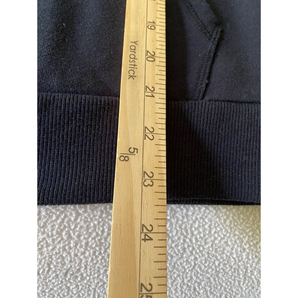 Tommy Hilfiger Hoodie Women's Size Small Long Sleeve Navy Blue Logo Spellout - Picture 7 of 7